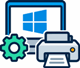 Windows Update และเพิ่มเครื่องพิมพ์ด้วยตนเอง